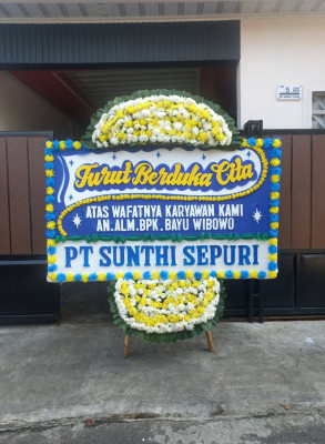 Papan Bunga Duka di Labuhan Haji Timur